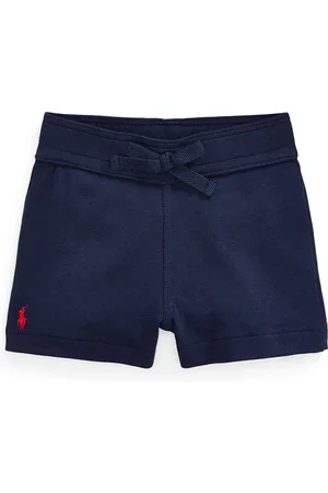 Ralph Lauren Dětské bavlněné šortky tmavomodrá barva, nastavitelný pas, 320743170001