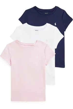 Ralph Lauren Dětské bavlněné tričko 3-pack barva, 312902553004