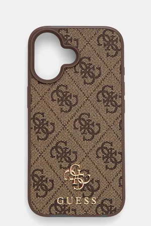 Guess Obal na telefon iPhone 16 6.1 barva, GUHMP16SP4SM4MW