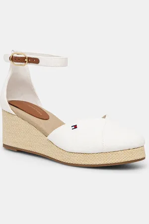 Tommy Hilfiger Espadrilky FLAG CLOSED TOE MID WEDGE ESPAD barva, FW0FW08657