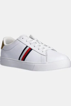 Tommy Hilfiger Kožené sneakers boty ESSENTIAL COURT SNEAKER STRPS barva, FW0FW08321