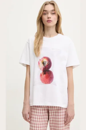 Moschino Bavlněné tričko barva, 0707 3229