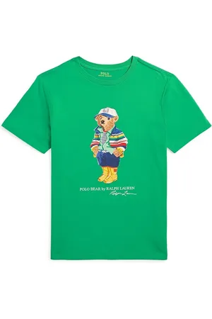 Ralph Lauren Dětské bavlněné tričko barva, s potiskem, 323853828042