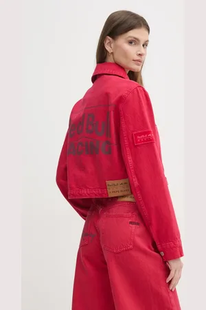 Pepe Jeans Džínová bunda COACH JACKET dámská, barva, přechodná, RL400015R40