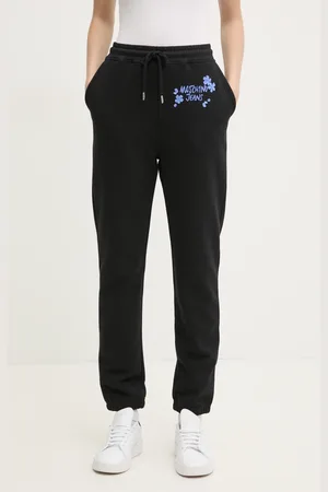 Moschino Bavlněné tepláky barva, s potiskem, 0333 3228