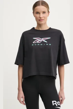 Reebok Bavlněné tričko barva, 100218832