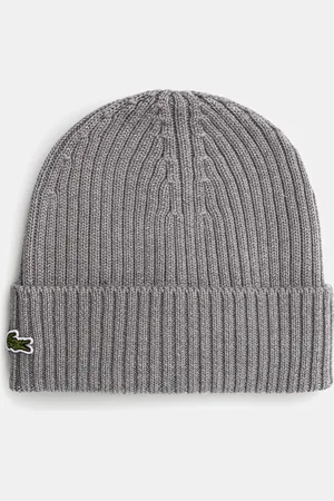 Lacoste Dětská vlněná čepice tmavomodrá barva