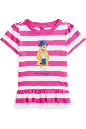Ralph Lauren Dětské bavlněné tričko barva, 310958228001