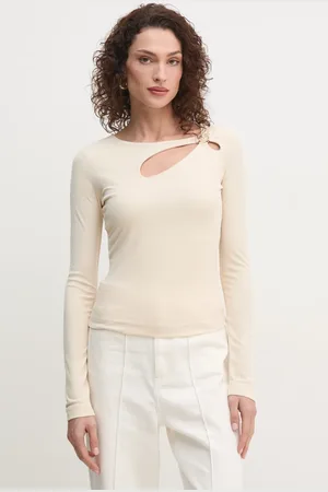 Guess Tričko s dlouhým rukávem ZAMA barva, W5RP12 KAQL2