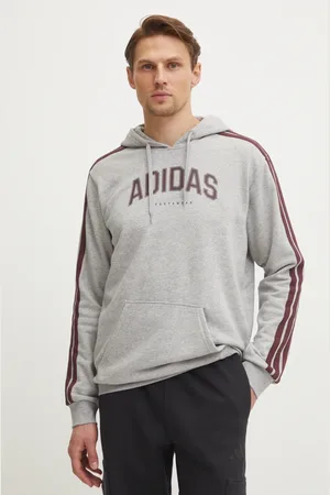 adidas Mikina Collegiate pánská, barva, s kapucí, s potiskem, JV6505