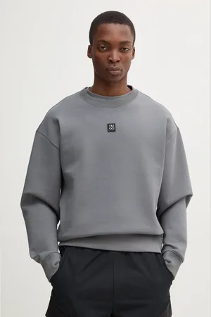 HUGO BOSS Mikina pánská, hnědá barva, s aplikací, 50533689