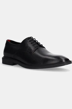 HUGO BOSS Kožené polobotky Gryff pánské, barva, 50536212