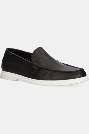 HUGO BOSS Kožené mokasíny Sienne pánské, barva, 50536173