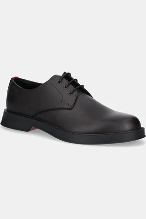 HUGO BOSS Kožené polobotky Lenner pánské, barva, 50536249