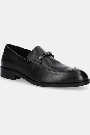 HUGO BOSS Kožené mokasíny Tayil pánské, barva, 50536147