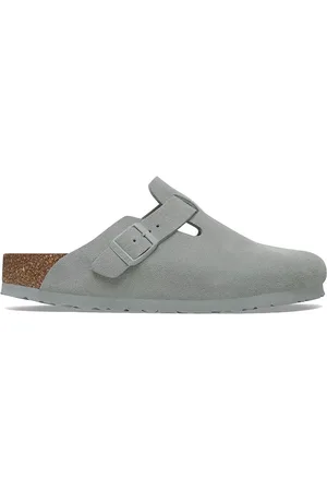 Birkenstock Semišové pantofle Boston dámské, barva, 1029214
