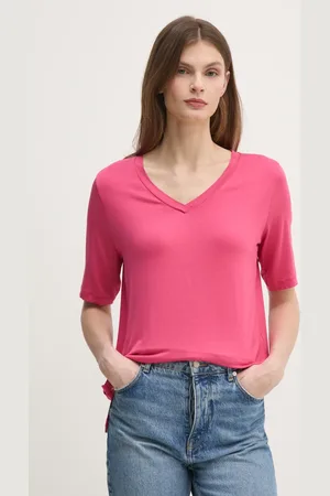 Benetton Tričko béžová barva, 3Z12D401G