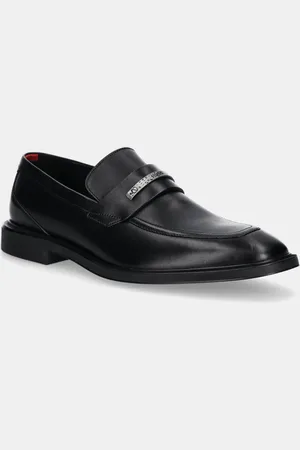 HUGO BOSS Kožené mokasíny Gryff pánské, barva, 50536178