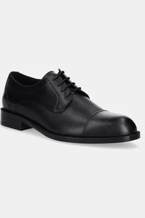 HUGO BOSS Kožené polobotky Tayil pánské, barva, 50536144