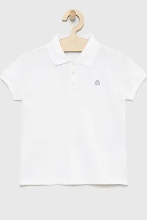 Benetton Dětské polo tričko barva