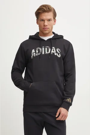 adidas Mikina Camo pánská, barva, s kapucí, s potiskem, JI6767