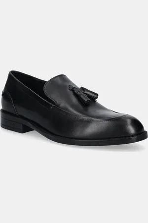 HUGO BOSS Kožené mokasíny Tayil pánské, barva, 50531305