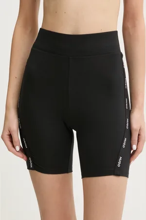 HUGO BOSS Šortky barva, s aplikací, high waist, 50531689