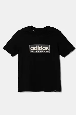 adidas Dětské bavlněné tričko barva, s potiskem, JX6870