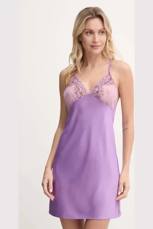 Chantelle Noční košile dámská, růžová barva, saténový, C22FW5