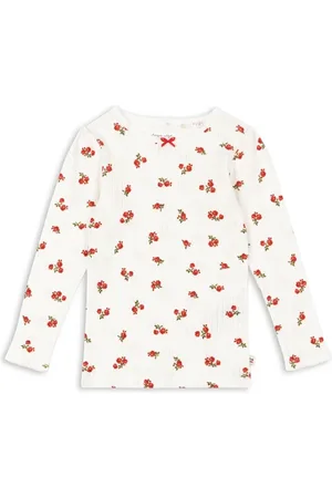 Konges Sløjd Dětské bavlněné tričko s dlouhým rukávem MINNIE BLOUSE GOTS barva, KS102583