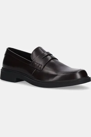 HUGO BOSS Kožené mokasíny Ronnin pánské, barva, 50536172