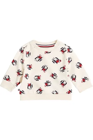 Tommy Hilfiger Dětská bavlněná mikina barva, vzorovaná, KN0KN02029