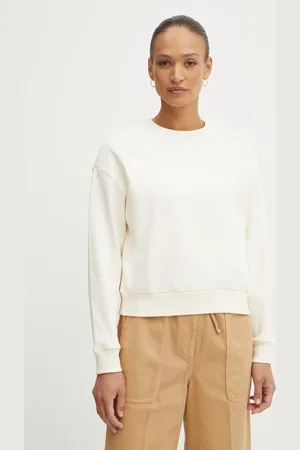 Armani Exchange Bavlněná mikina dámská, barva, hladká, 6DYM70 YJEEZ
