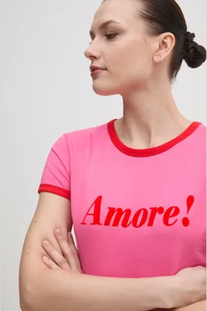Drivemebikini Bavlněné tričko Amore Vintage barva, 2024-DMBS-03-PR