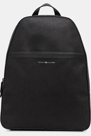 Tommy Hilfiger Kožený batoh pánský, barva, velký, hladký, AM0AM13213