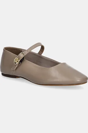Tommy Hilfiger Kožené baleríny LEATHER MARYJANE BALLERINA barva, FW0FW08651