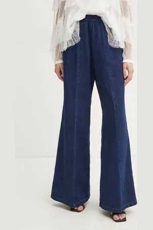 FORTE FORTE Kalhoty dámské, tmavomodrá barva, 13547.my pants