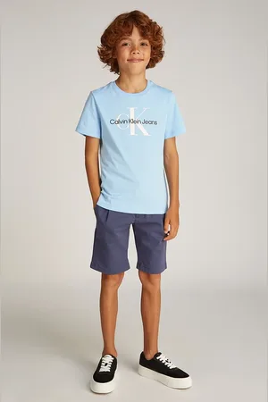 Calvin Klein Dětské bavlněné tričko 0 barva, s potiskem, IU0IU00676