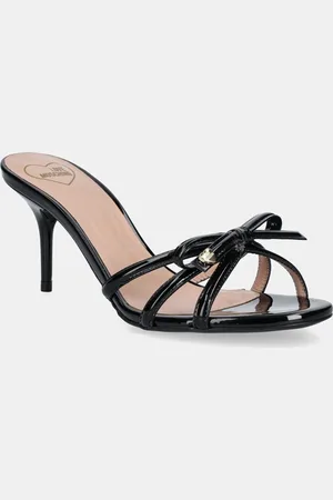 Moschino Pantofle dámské, barva, na podpatku, JA28036G1MIH0000