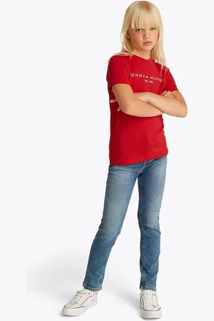 Tommy Hilfiger Dětské bavlněné tričko bílá barva, s potiskem, KS0KS00397