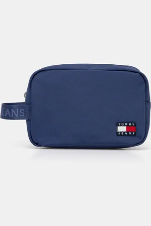 Tommy Hilfiger Kosmetická taška tmavomodrá barva, AM0AM13537