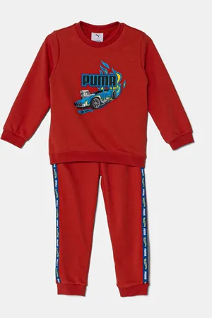 PUMA Dětská tepláková souprava X HOT WHEELS MINICATS Crew Set TR barva, 630073