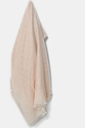 Tory Burch Hedvábný šátek T Monogram Jacquard Traveler barva, 160570-650