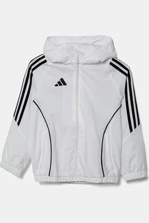 adidas Dětská mikina barva, s kapucí, vzorovaná, IM8799