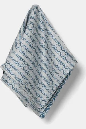 Tory Burch Hedvábný šátek T Monogram Sublime Silk barva, 166713-400