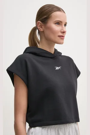 Reebok Mikina dámská, barva, s kapucí, hladká, 100214177