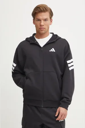 adidas Mikina Future Icons pánská, barva, s kapucí, s potiskem, JD4827