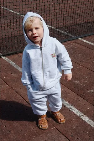 Konges Sløjd Dětská mikina LOU HOODIE OCS barva, s kapucí, s potiskem, KS103005