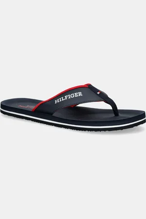 Tommy Hilfiger Žabky PADDED COMFORT HILFIGER B SANDAL pánské, tmavomodrá barva, FM0FM05440