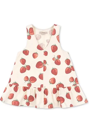 Konges Sløjd Dětské bavlněné šaty FEN DRESS GOTS barva, mini, KS102443